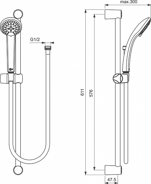 Набор Ideal Standard Alpha BD004AA