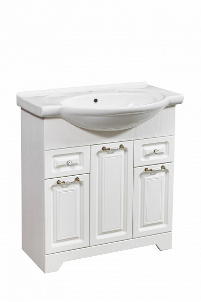 Тумба "Кармела 75", ольха белая, Байкал 75