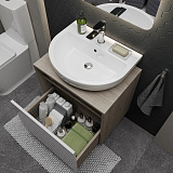 Тумба Kerama Marazzi PRO подвесная 1 ящик 60, белая глянцевая