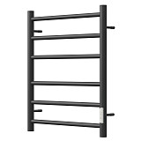 Полотенцесушитель электрический Point Аврора PN10856B П6 500x600 диммер справа, черный