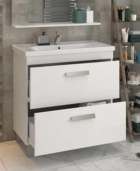 Тумба под раковину VIGO Nova 75 см tn.NOV.MIR.80.1D.2Y