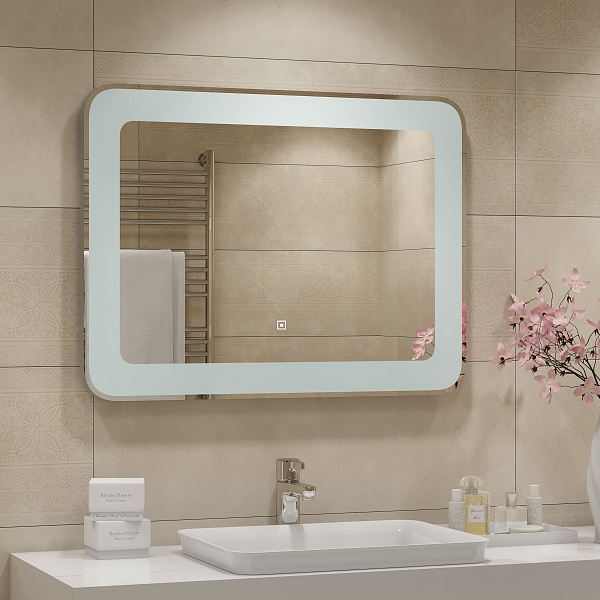 Зеркало Континент "Velvette Led" 800x600