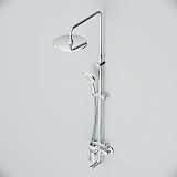 F0780964 Like,душ.система,набор:см-ль д/ванны/душа,верхний душ d250 мм, ручной душ 120 мм, 3 функции