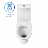 Унитаз-компакт Santeri Грация с горизонтальным выпуском 1.P210.3.S00.00B.F