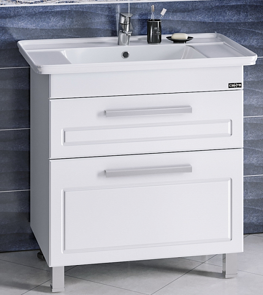 Тумба под раковину напольная Нептун 85 Санта 230005н