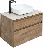 Тумба под раковину Aquanet Nova Lite 75 дуб рустикальный (2 ящика) 00249515