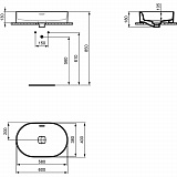 Раковина-чаша Ideal Standard Strada II 60 см T360401