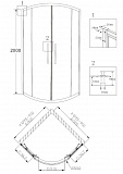 Душевой уголок Grossman Pragma PR-90S 90x90