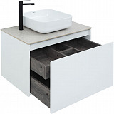 Тумба под раковину Aquanet Nova Lite 75 белый (1 ящик) 00242275