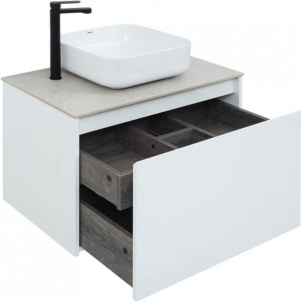 Тумба под раковину Aquanet Nova Lite 75 белый (1 ящик) 00242275