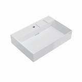 Раковина Kerama Marazzi LOGICA мебельная\подвесная с одним отверстием 70, белая глянцевая