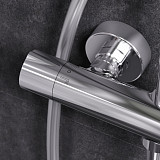 F0790410 Gem душ.система, набор: смеситель д/душа с термостатом, верхн. душ d 220 мм, ручн.душ 1 ф-ц