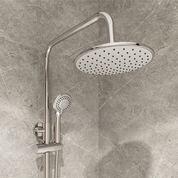 Смеситель с верхним душем, Rosco, Milardo, ROSSB1FM06