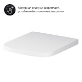 C901701SC Gem подвесной унитаз FlashClean с сиденьем микролифт
