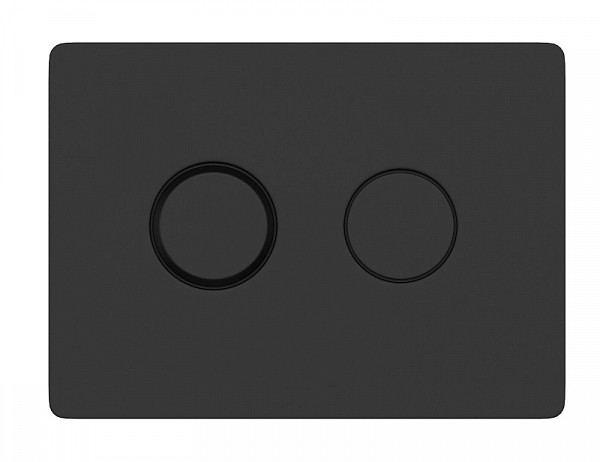 Кнопка ACCENTO CIRCLE для AQUA 50 пневматическая пластик черный матовый