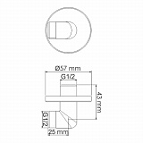 Шланговое подключение для встраиваемых систем Wasserkraft A134