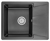 Мойка кухонная Granula прямоугольная кварц 6201, ЧЁРНЫЙ