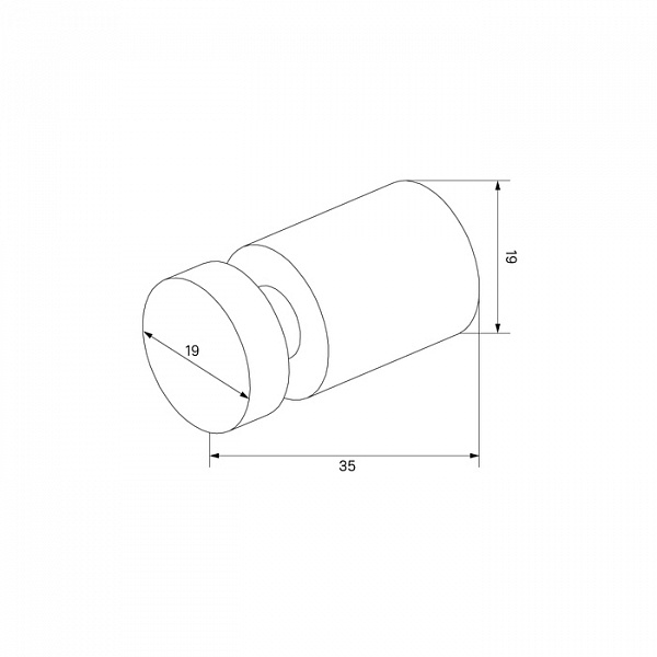Комплект  одинарных крючков, сплав металлов, Petite, черный матовый, IDDIS, PET2SB1i41