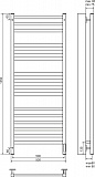 Полотенцесушитель электрический Terminus Енисей П13 500x1350