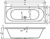 Акриловая ванна Riho Carolina 190х80 B057001005
