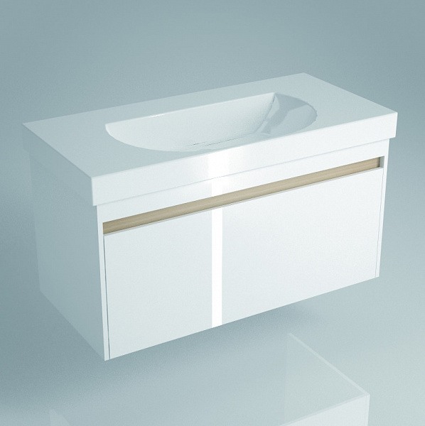 Тумба для раковины Kerama Marazzi Buongiorno 100 см BGN.100.1+1\WHT