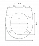 Сиденье с крышкой Bocchi Scala белая с микролифтом A0322-001/1