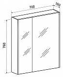 Зеральный шкаф Дакота 70
