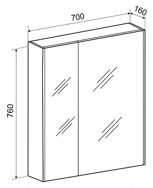 Зеральный шкаф Дакота 70