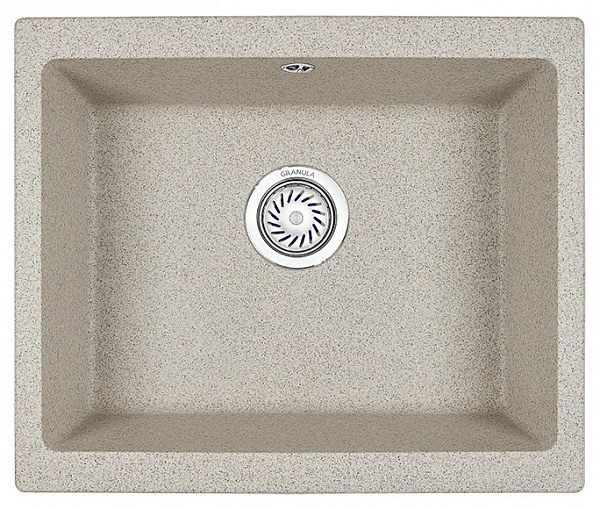 Мойка кухонная Granula квадратная кварц 5551, КЛАССИК