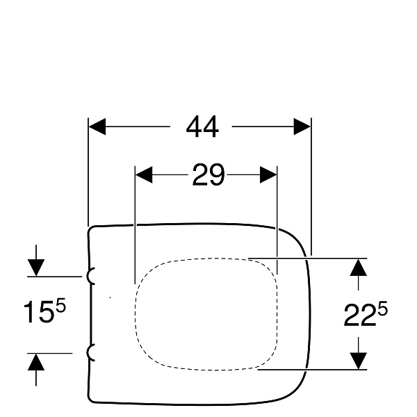 Сиденье для унитаза Geberit Renova Plan 572120000 с микролифтом