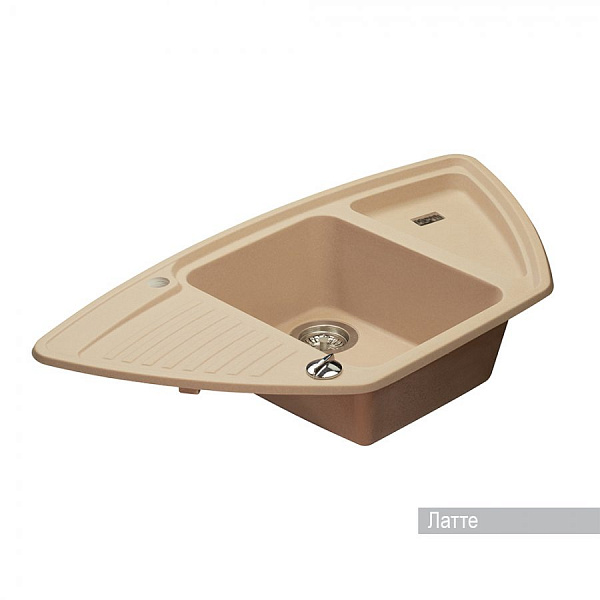 Мойка для кухни Aquaton Лория угловая латте 1A715032LR260
