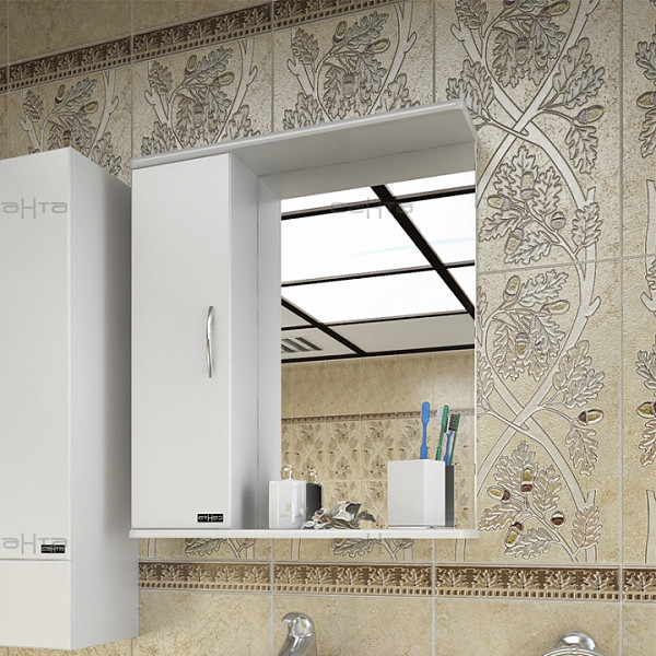 Зеркальный шкаф Прима 60 универсальный Санта 101112