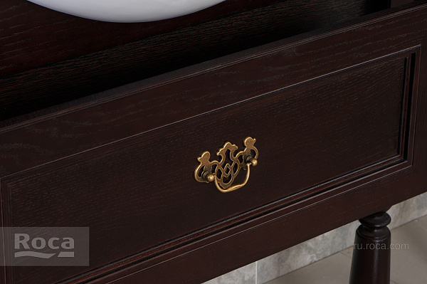 Тумба под раковину Roca America Evolution L 105 дуб тёмный шоколад ZRU9302944