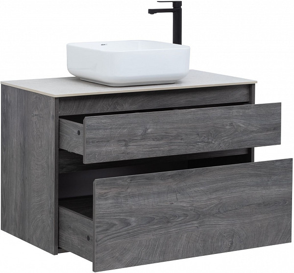 Тумба под раковину Aquanet Nova Lite 90 дуб рошелье (2 ящика) 00242267