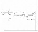 Смеситель для душа Bravat Vega F9119177CP-01