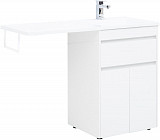 Тумба под раковину Aquanet Токио 58 белый (напольная, 1 ящик, 2 дверцы) 00237745