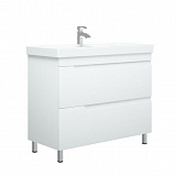 Тумба Corozo "Юта 100 Z2", Люкс белая, Фостер 100