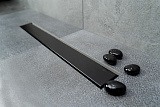 Душевой лоток Pestan Confluo Frameless Line 450 Black Matte