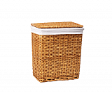 Плетеная корзина для белья с крышкой Wasserkraft Ammer WB-370-M