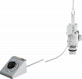 Клавиша смыва на расстоянии AlcaPlast ножное управление, металл, монтаж: в стену