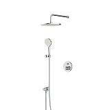 FP85A1RH20 X-Joy TouchReel, набор: нажимной см-ль д/в/душа, верхний душ 220 мм, держатель д/верхн.ду