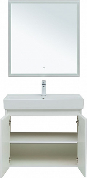 Мебель для ванной Aquanet Nova Lite 75 белый глянец (2 дверцы) 00302535