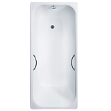 Ванна чугунная Delice Aurora 1400х700 с отверстиями под ручки