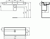 Раковина Ideal Standard Strada II 120 см T364101