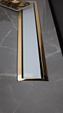 Душевой лоток Pestan Confluo Premium Line 650 White Glass Gold
