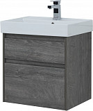 Тумба под раковину Aquanet Nova Lite 60 дуб рошелье (2 ящика) 00242577