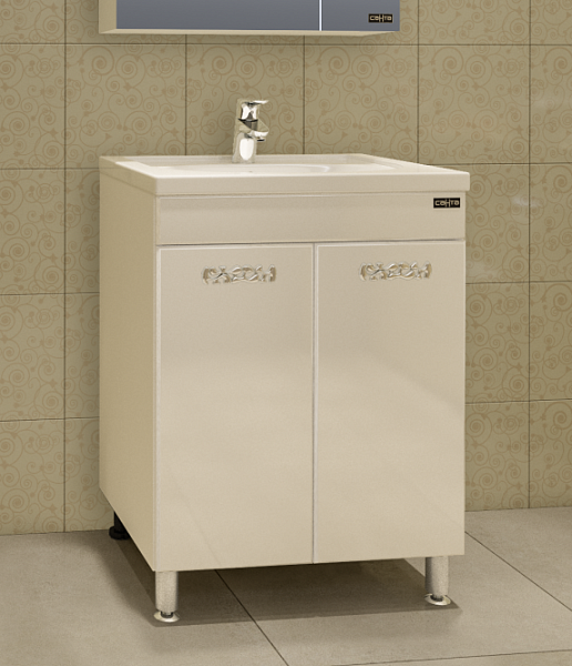 Тумба под раковину Ливерпуль 60 напольная Санта 700109N