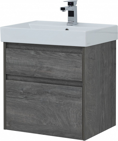 Тумба под раковину Aquanet Nova Lite 60 дуб рошелье (2 ящика) 00242577