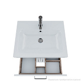 Тумба напольная, 60 см, белая/под дерево, New Sena, IDDIS, NSE60W2i95