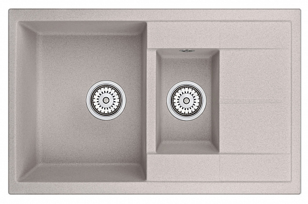 Мойка кухонная Granula прямоугольная кварц 7802, АНТИК